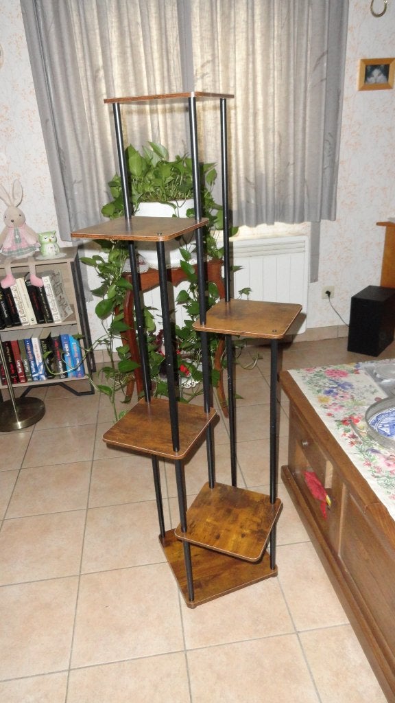 Etagère à plantes avec 6 niveaux, Enlèvement, Neuf, Étagère, Bois