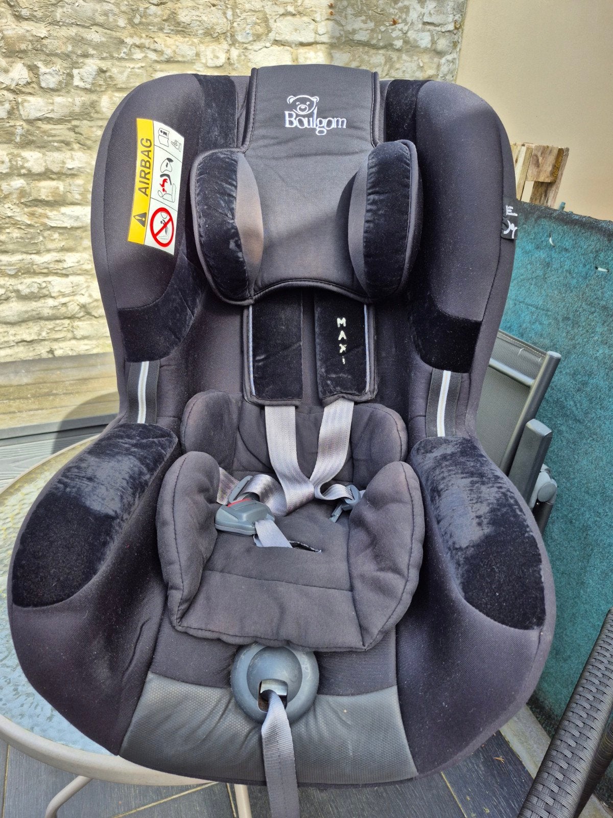 Siège voiture Boulgom, Autres marques, Ceinture de sécurité, 0 à 18 kg, Enlèvement