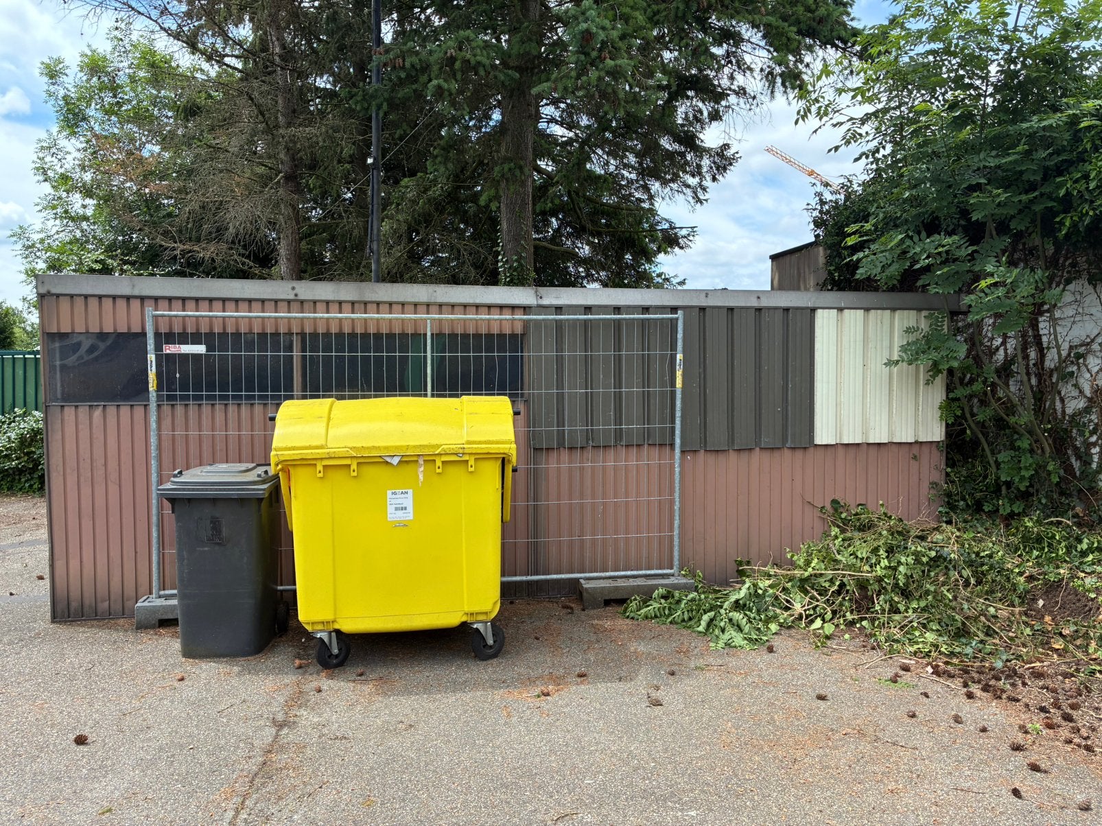 Metalen garagebox te koop, Doe-het-zelf en Bouw, Containers, Ophalen