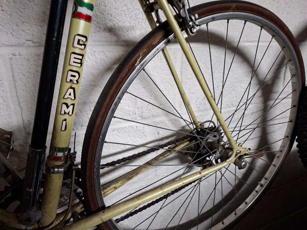 Velo de course pino cerami annee 70, Autres marques, 10 à 15 vitesses, Frein sur jante, Enlèvement