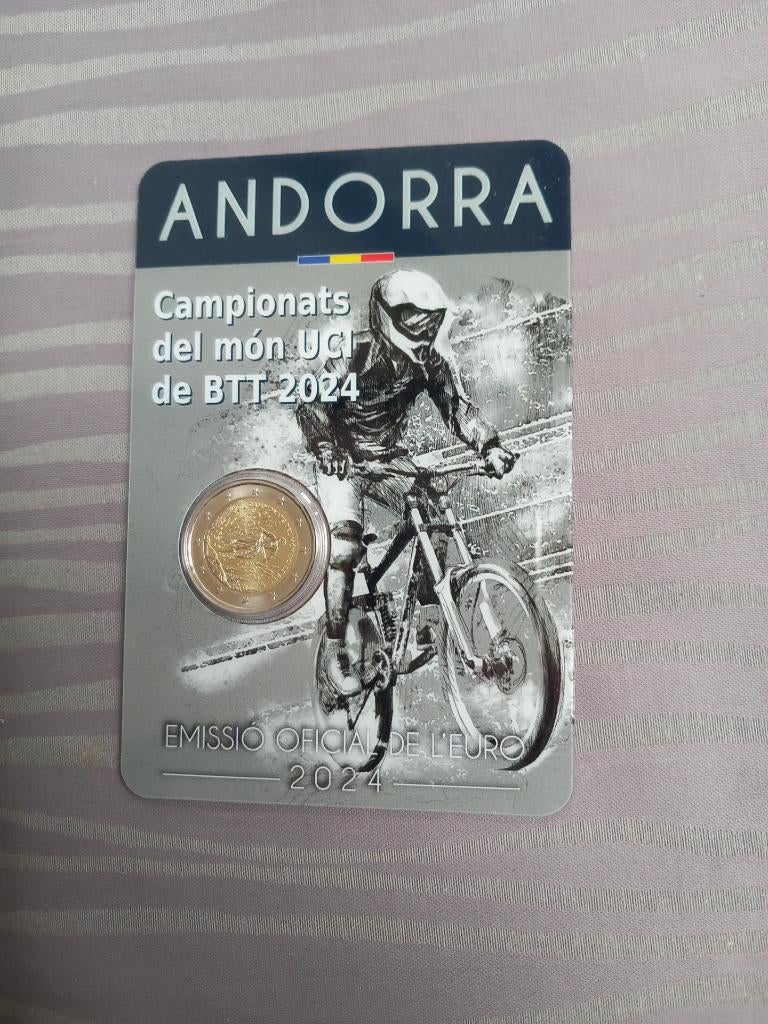 2 euro VTT Andorre 2024, Ophalen of Verzenden, Overige landen, 2 euro, Setje