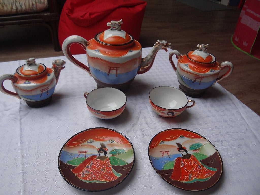 Japans servies, Ophalen, Gebruikt