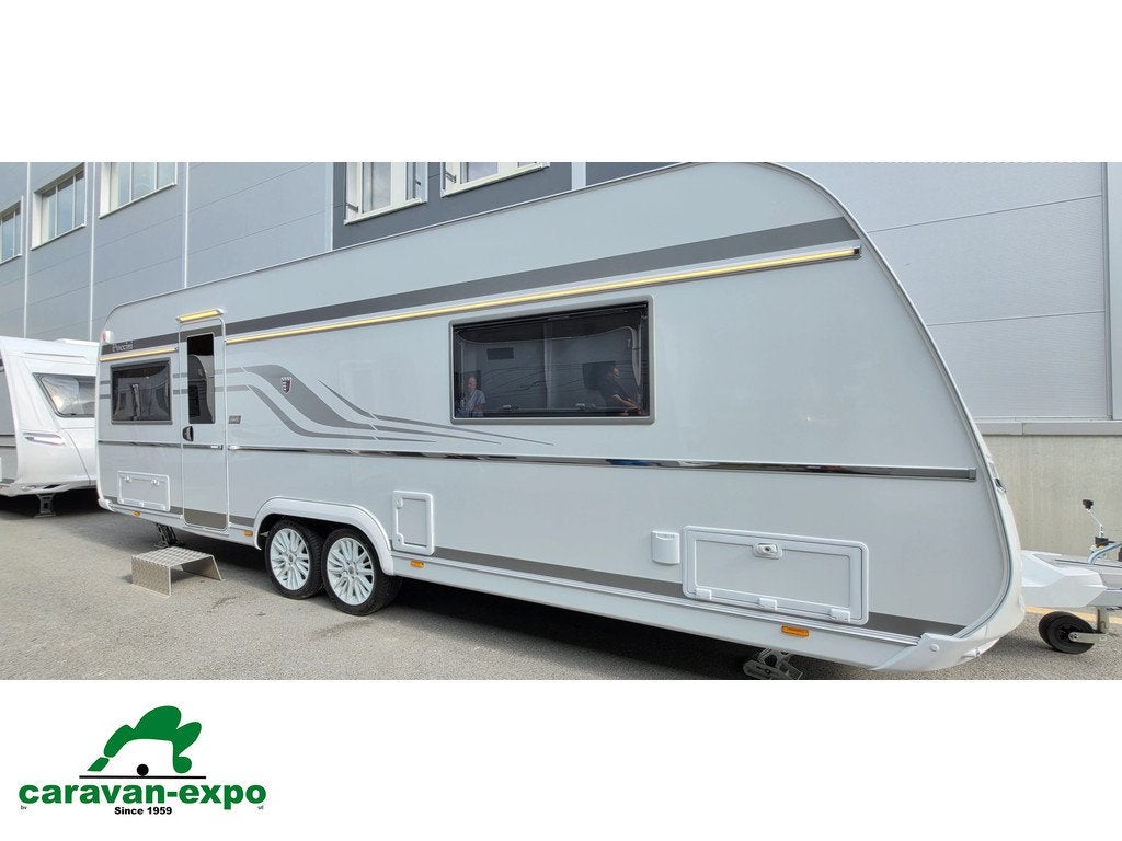 TABBERT PUCCINI 685 DF, Caravans en Kamperen, Caravans, Tabbert, 7 tot 8 meter, Bedrijf, Tot en met 4