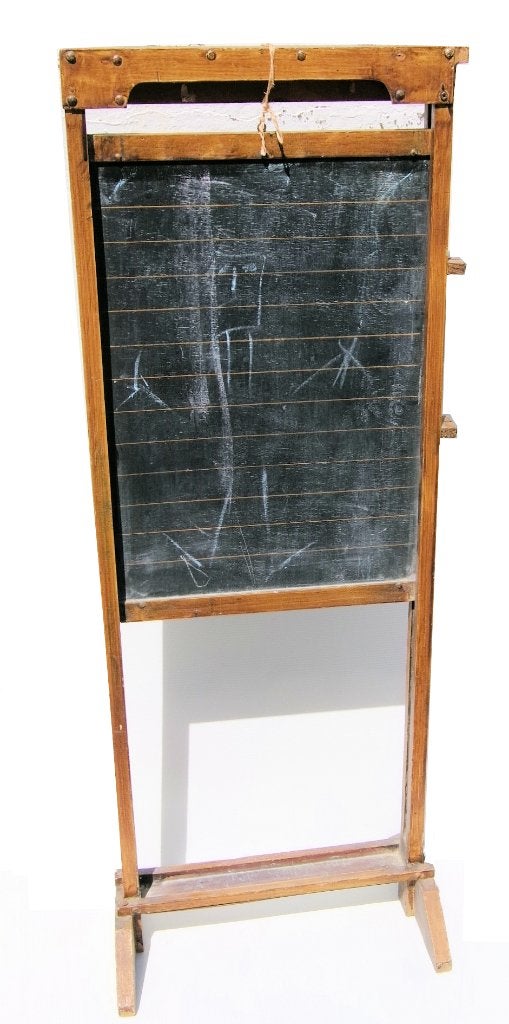 Tableau noir vintage, Enlèvement, Utilisé