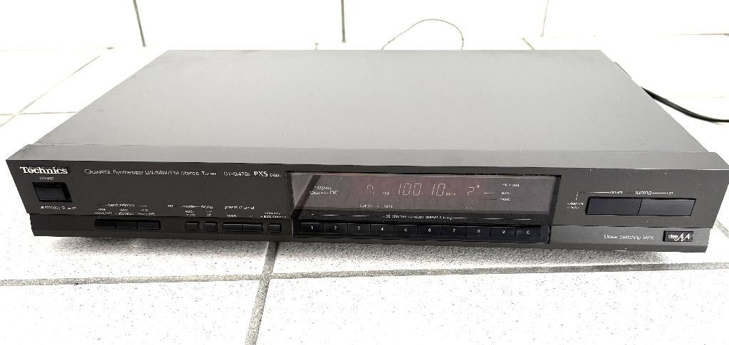 TUNER Technics, Enlèvement