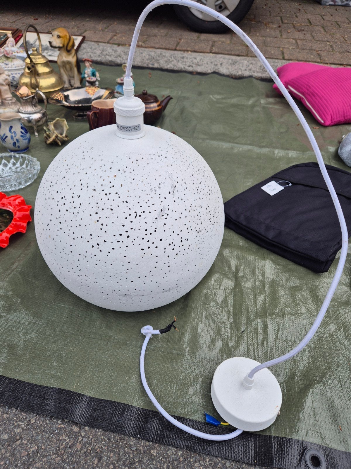 hang lamp (metaal), Enlèvement, Métal