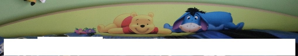 Kinderbed Winnie the Pooh, Ophalen, Gebruikt, 180 cm of meer, 85 tot 100 cm