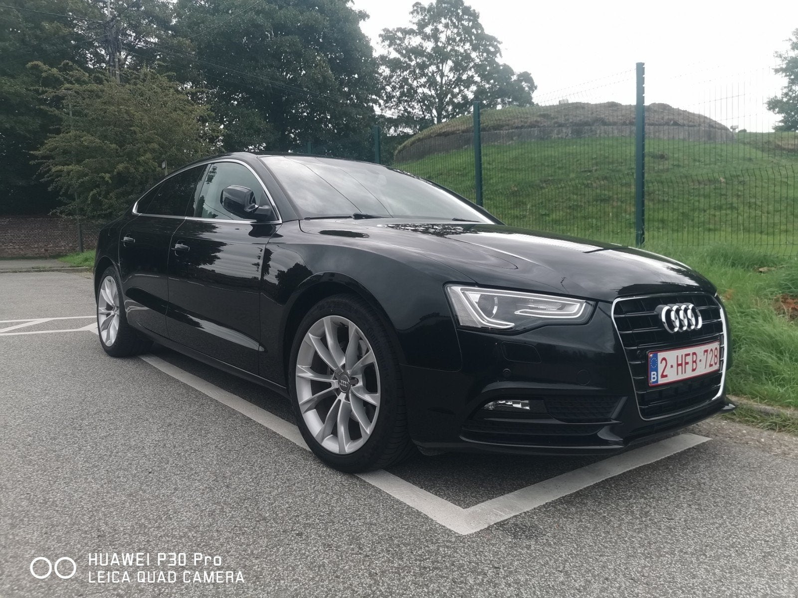 AUDI A5 SPORTBACK 2014 DIESEL, Auto's, Audi, Euro 5, Zwart, Zwart, Leder