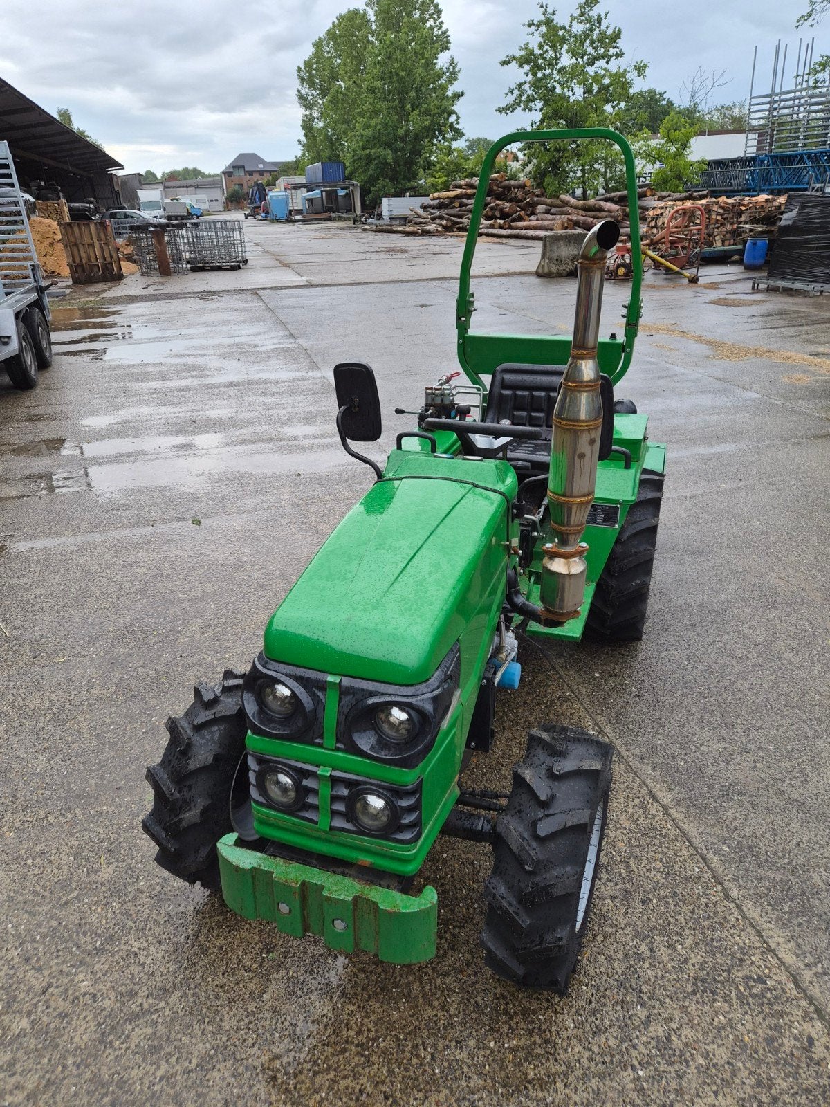 Minitractor, Ophalen