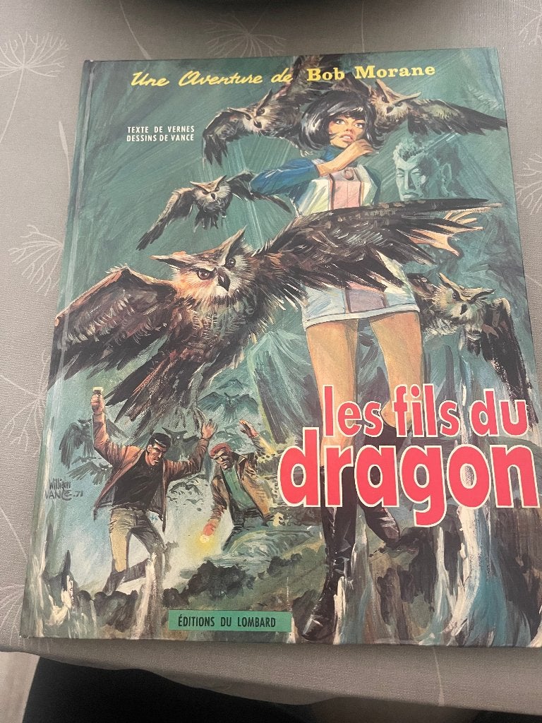 Strip 'Les fils du Dragon' eerste druk 1971, Gelezen, Eén stripboek, Ophalen of Verzenden, Henri vernes