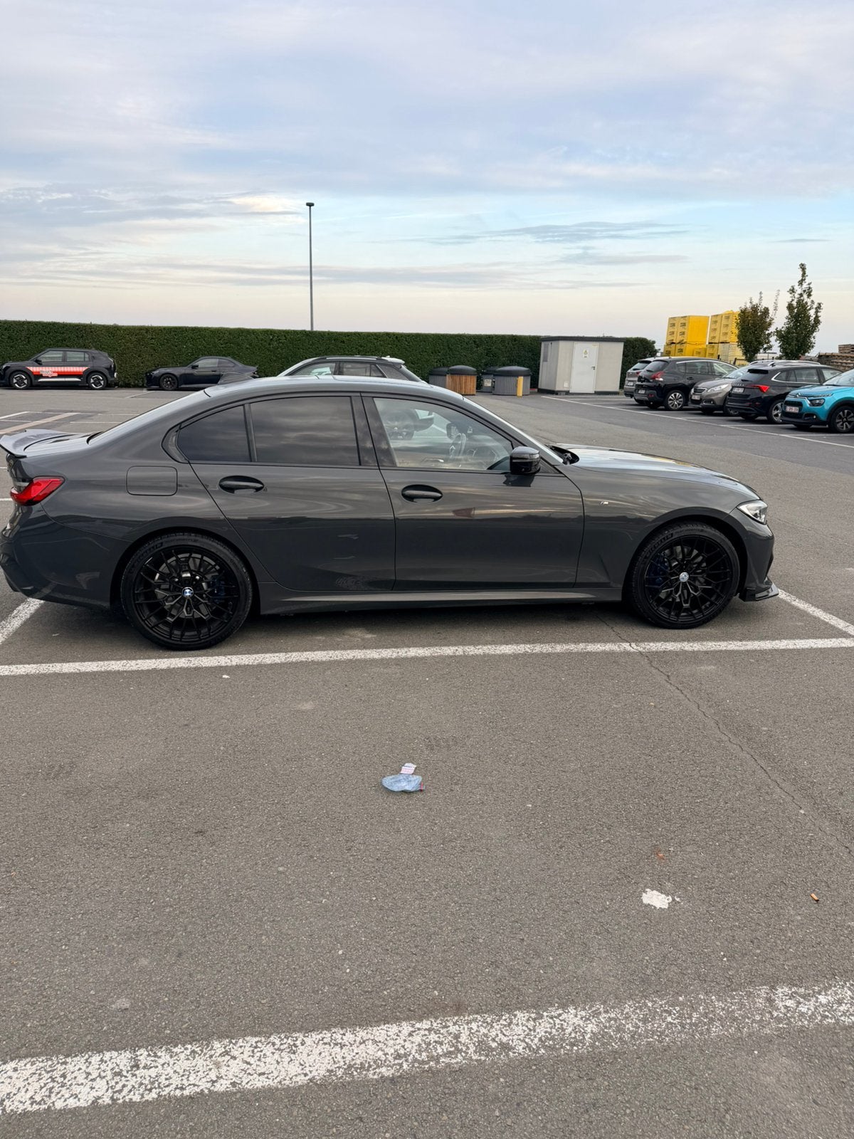 BMW 330e M-sport stage 2, Autos, Cuir, Argent ou Gris, Achat, Entretenue par le concessionnaire
