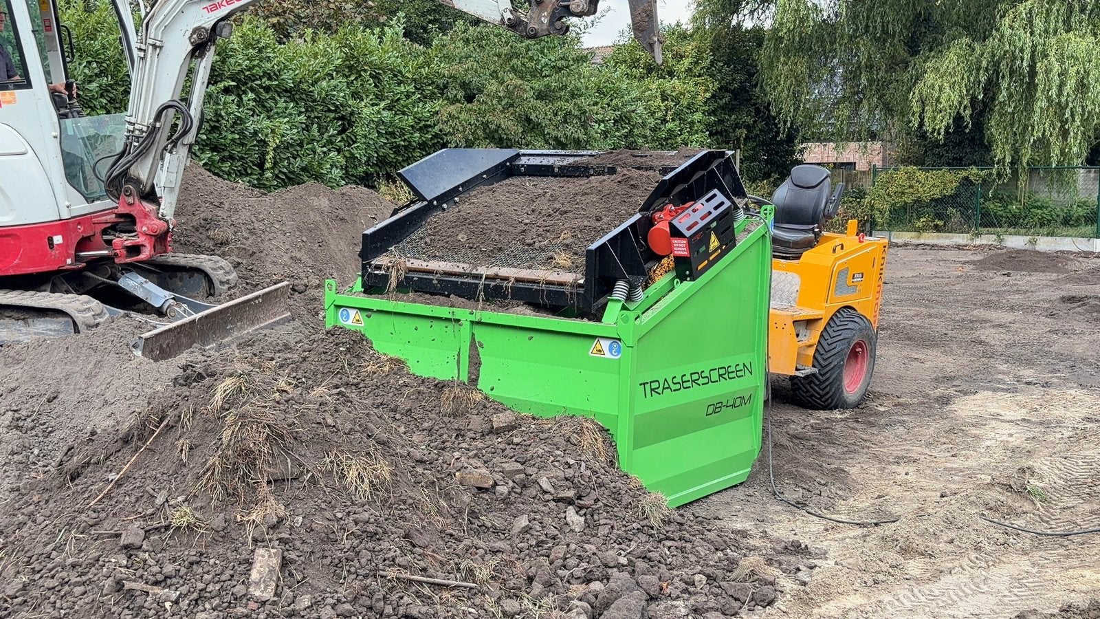 Te huur of te koop: zeefmachine 230V - TRASERSCREEN DB-40M, Ophalen, Nieuw, Duplo, Castle