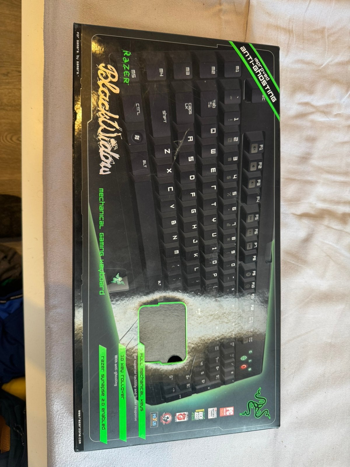 Razer BlackWidow 2013 keyboard French layout, Computers en Software, Toetsenborden, Ophalen, Azerty, Zo goed als nieuw, Bedraad