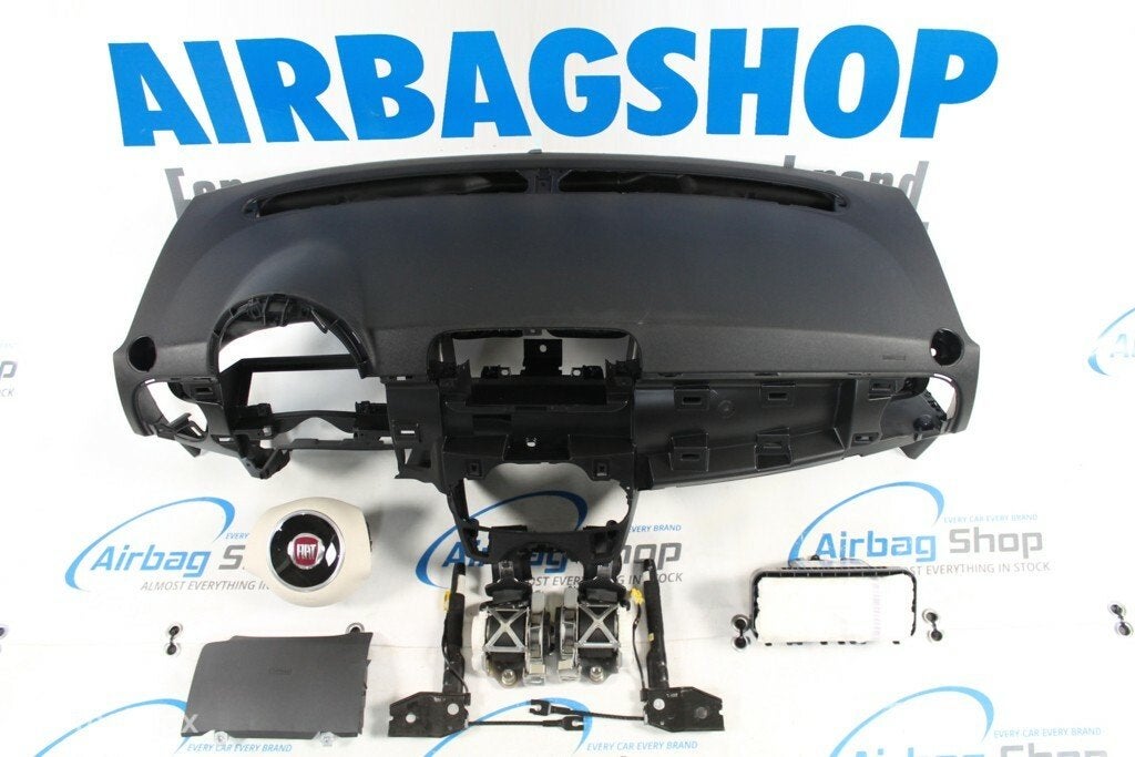 Airbag kit Tableau de bord blanc volant Fiat 500