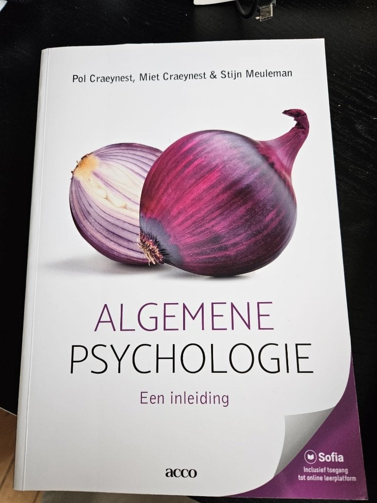 Algemene psychologie, Boeken, Psychologie, Ophalen, Zo goed als nieuw