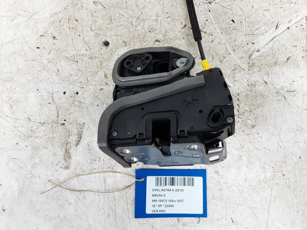 SERRURE DE PORTE ARRIÈRE GAUCHE Opel Astra K Sports Tourer, Autos : Pièces & Accessoires, Utilisé, Arrière, Opel