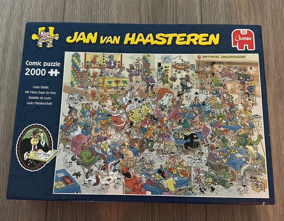 Puzzel ‘NK mens erger je niet’, Enlèvement, Plus de 1 500 pièces, Neuf, Puzzle