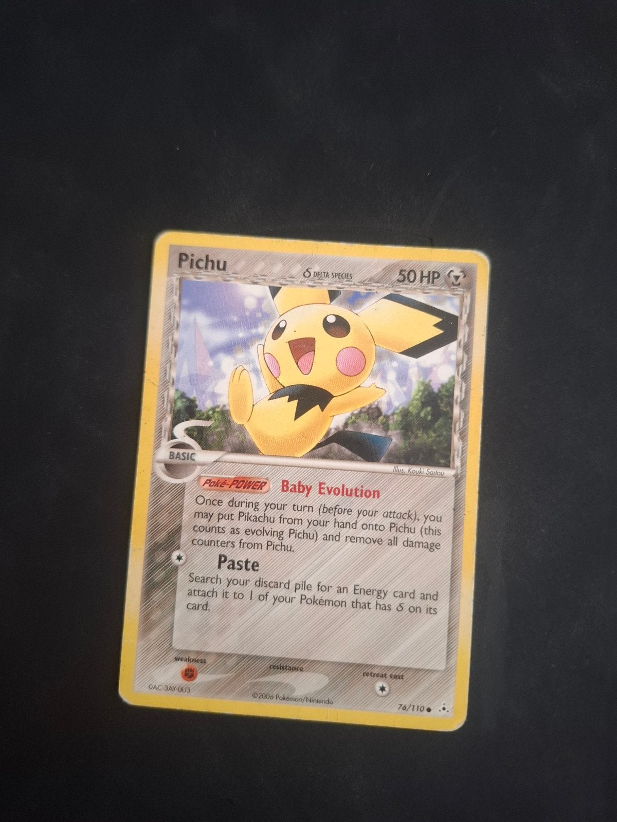 Pichu Pokémon kaart - Delta Species 76/110, Ophalen of Verzenden