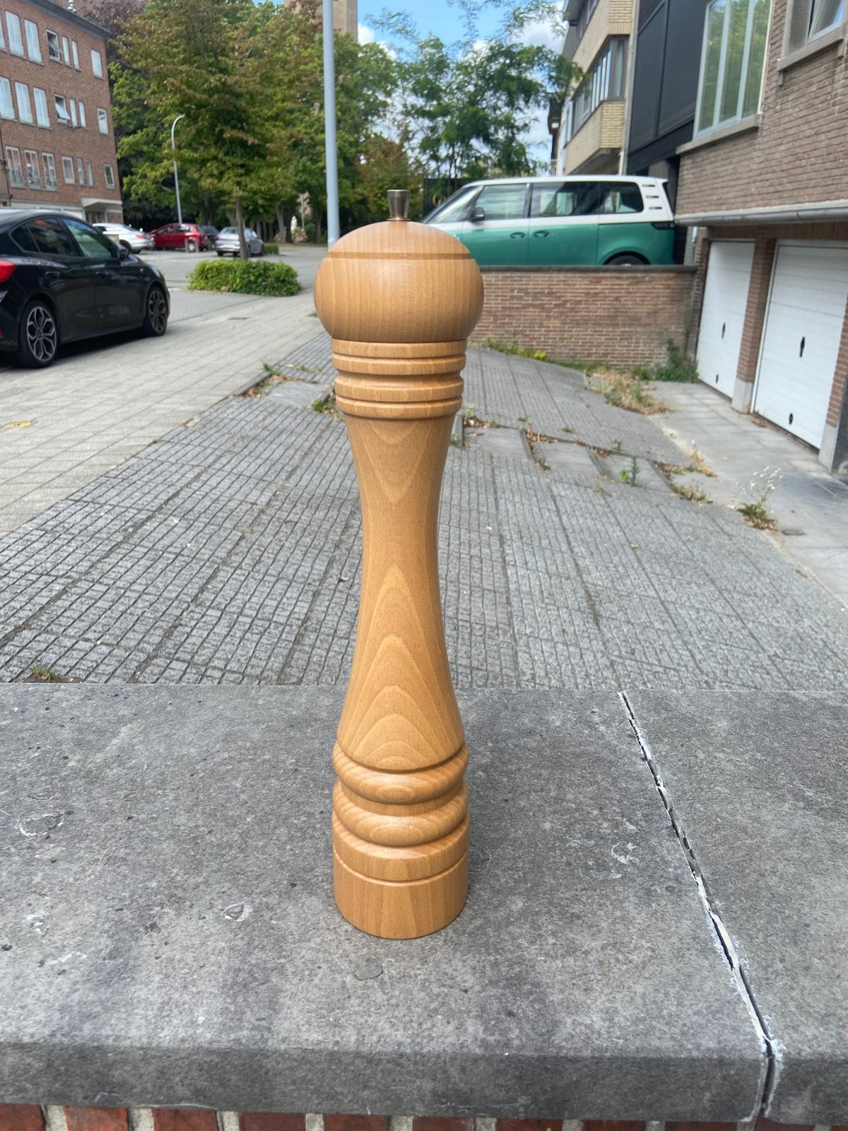 Houten pepermolen 35 cm, Ophalen, Zo goed als nieuw