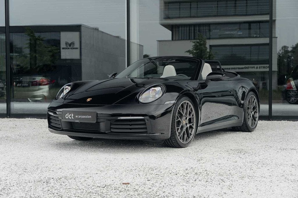 Porsche 992 Cabrio 21' Spyder Chrono 360° Sportexhaust, Auto's, Porsche, Bedrijf, Te koop, ABS, Achteruitrijcamera, Airconditioning