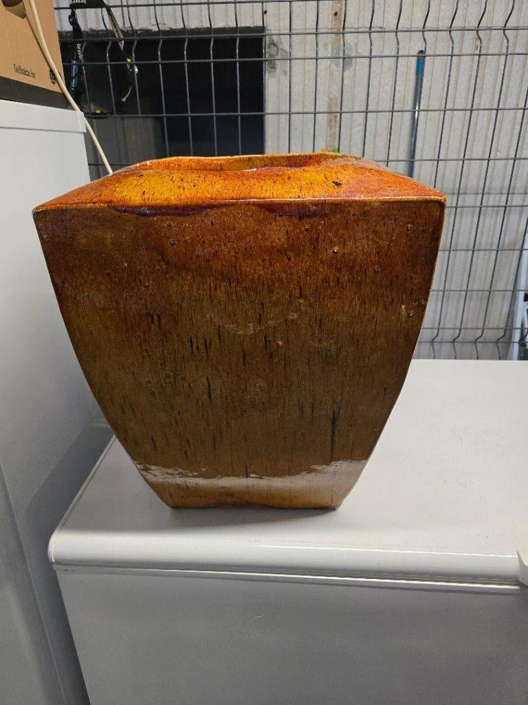 Grand cache-pot artisanal XL - pièce unique fait main, Enlèvement