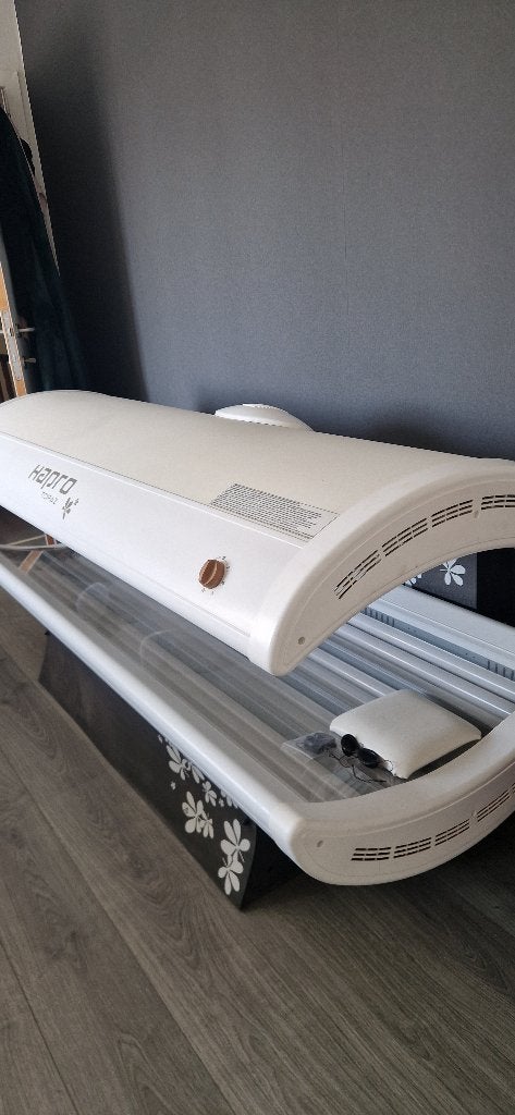 Zonnebank  Hapro Topaz, Elektronische apparatuur, Ophalen, Zo goed als nieuw, Zonnebank dubbelzijdig, 15 lampen of meer