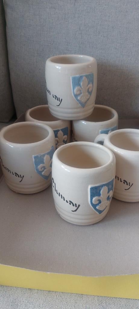 6 choppes chimay en grès, Enlèvement ou Envoi