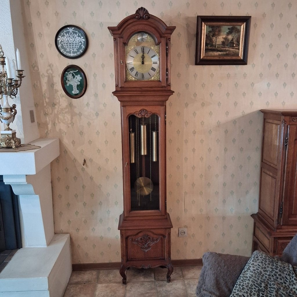 staande klok stijl Louis IX, Maison & Meubles, Accessoires pour la Maison | Horloges, Enlèvement, Utilisé, Analogique, Horloge sur pied