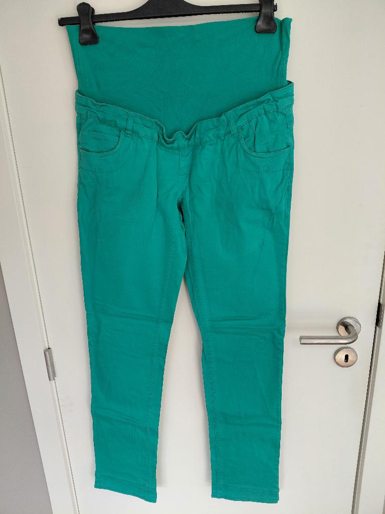 zwangerschapsbroek M38, Vêtements | Femmes, Vêtements de grossesse, Taille 38/40 (M), Enlèvement ou Envoi, Vert, Porté