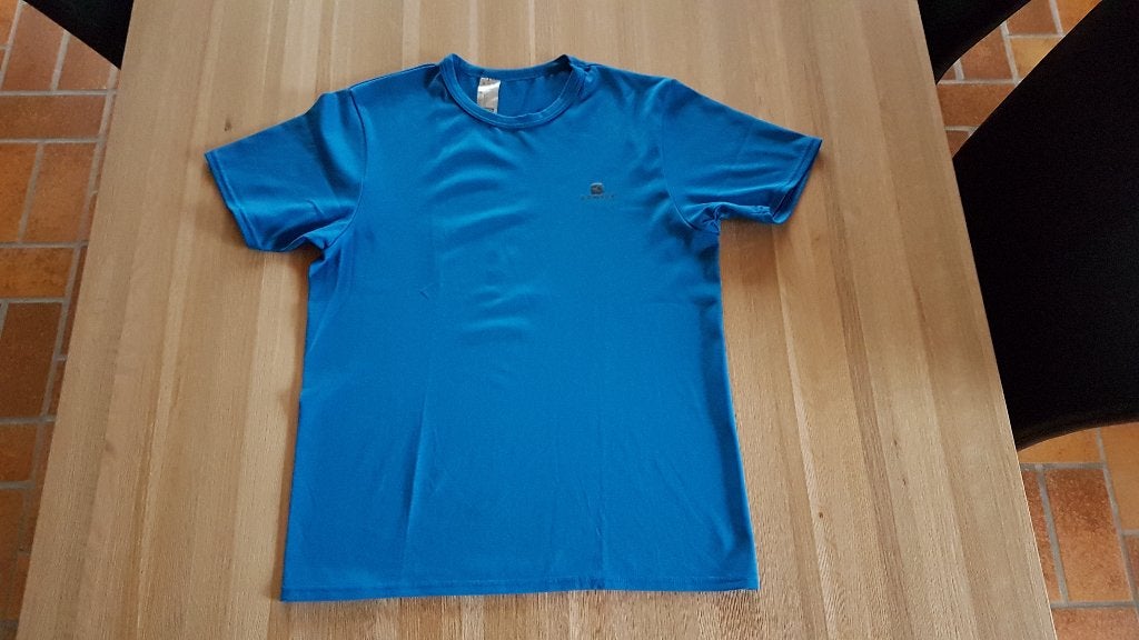 T-shirt Taille S, Kleding | Heren, Blauw, Ophalen of Verzenden, Zo goed als nieuw, Decathlon