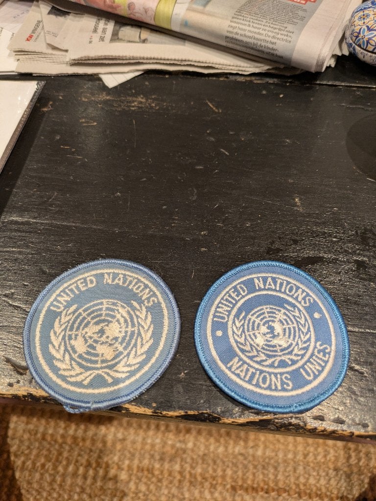 United nations, Ophalen of Verzenden, Landmacht, Embleem of Badge