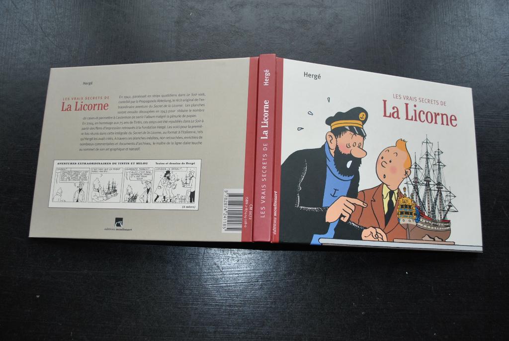 HERGE LES VRAIS SECRETS DE LA LICORNE Tintin Haddock Milou, Enlèvement ou Envoi, Utilisé, Daniel Couvreur + Hergé