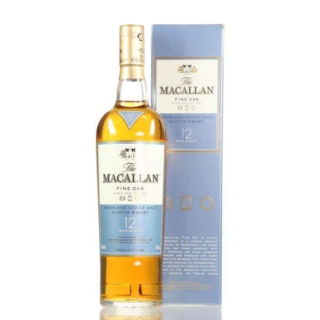 2 flessen Macallan 12 yo - double cask + fine oak, Verzamelen, Ophalen, Nieuw, Vol