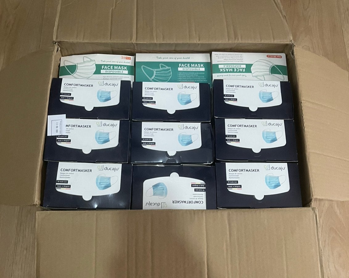 1250 Mondmaskers Nieuw, Doe-het-zelf en Bouw, Adembescherming, Ophalen
