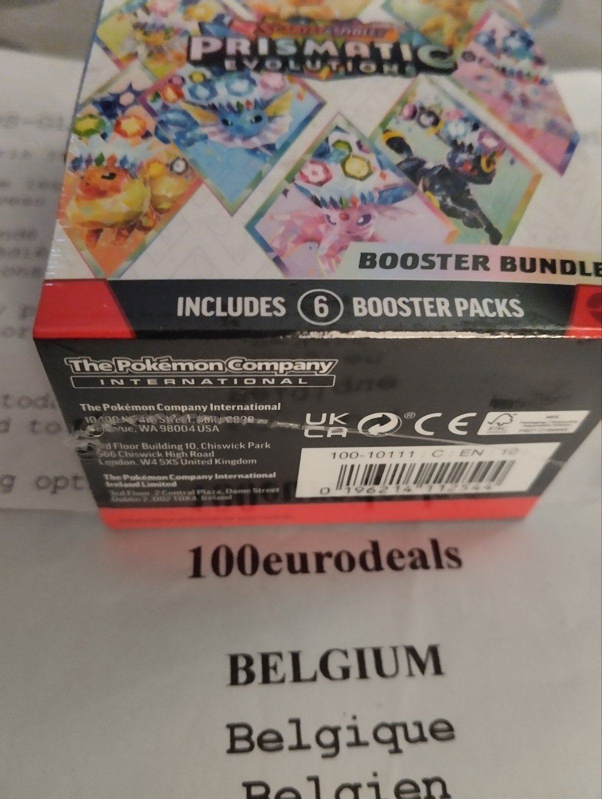 Prismatic Evolutions Booster bundle pokémon, Hobby en Vrije tijd, Verzamelkaartspellen | Pokémon, Verzenden, Booster