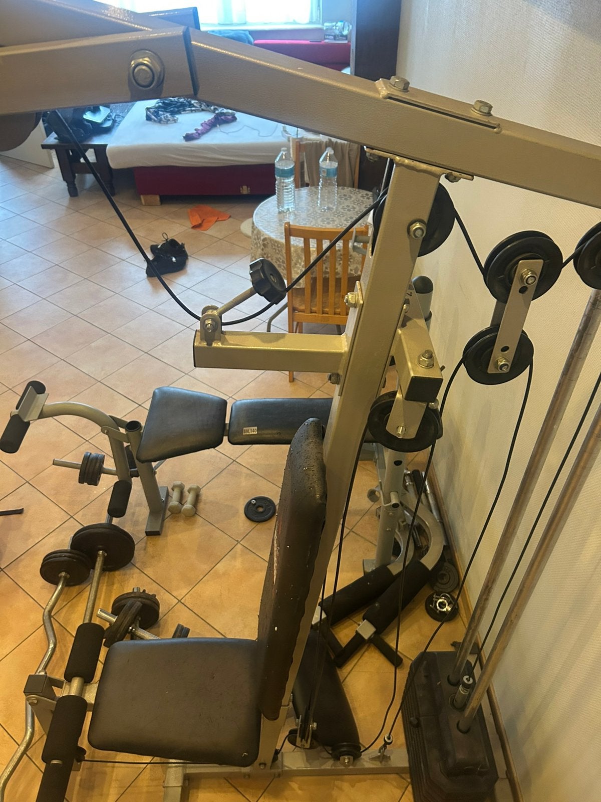 Station musculaire multifonctionnelle | Nordic Fitnes Studio, Comme neuf, Enlèvement, Vélo d'appartement, Métal