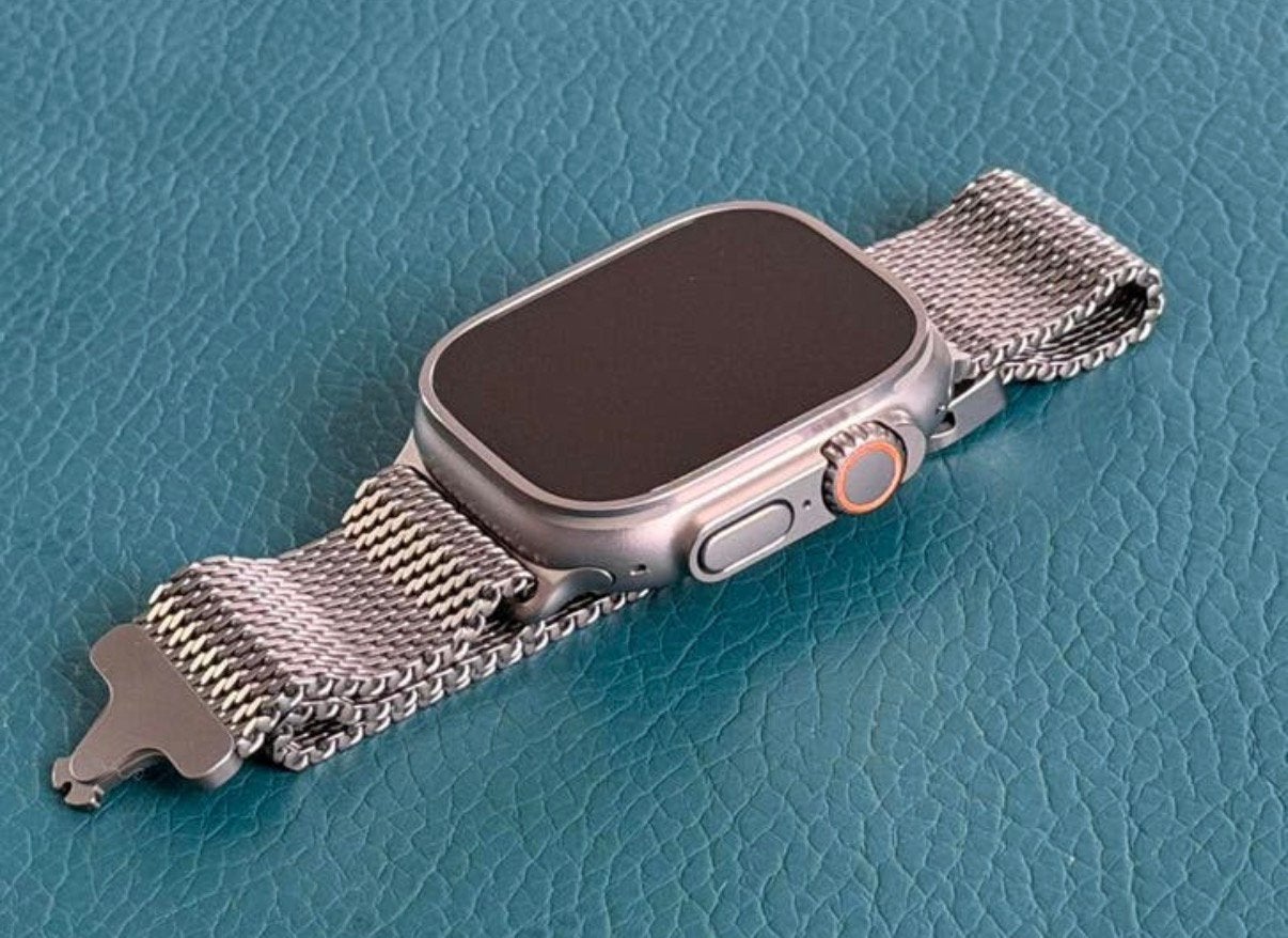 Apple watch ultra 3, met titanium Milanese bandje!! nieuw!, Ophalen of Verzenden, Nieuw, IOS
