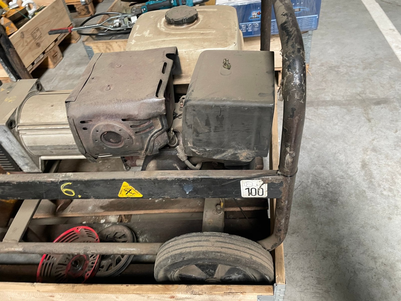 Groupe electrogene moteur honda GX390, Enlèvement