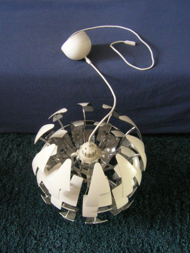 IKEA PS 2014 hanglamp (Zilverkleur), Maison & Meubles, Lampes | Suspensions, Comme neuf, Synthétique, Enlèvement