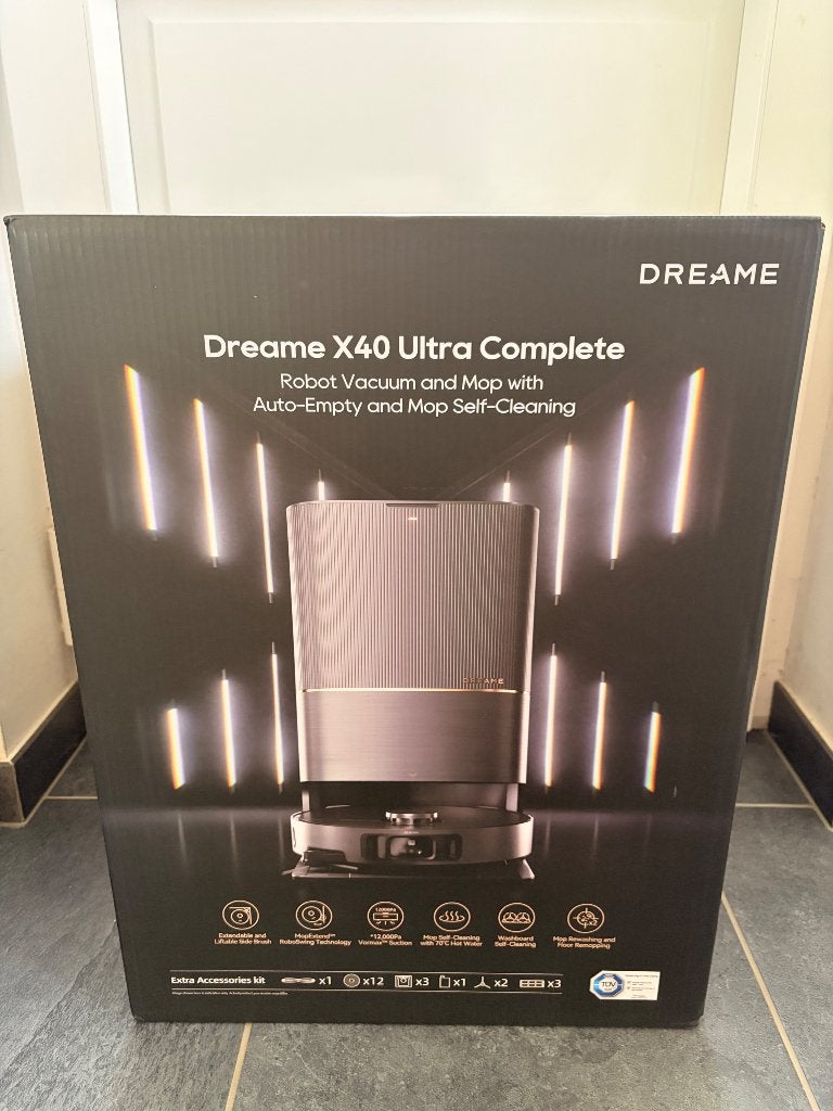 Aspirateur robot Dreame X40 ultra complete noir neuf, Neuf, Dreame, Aspirateur robot, Navigation intelligente