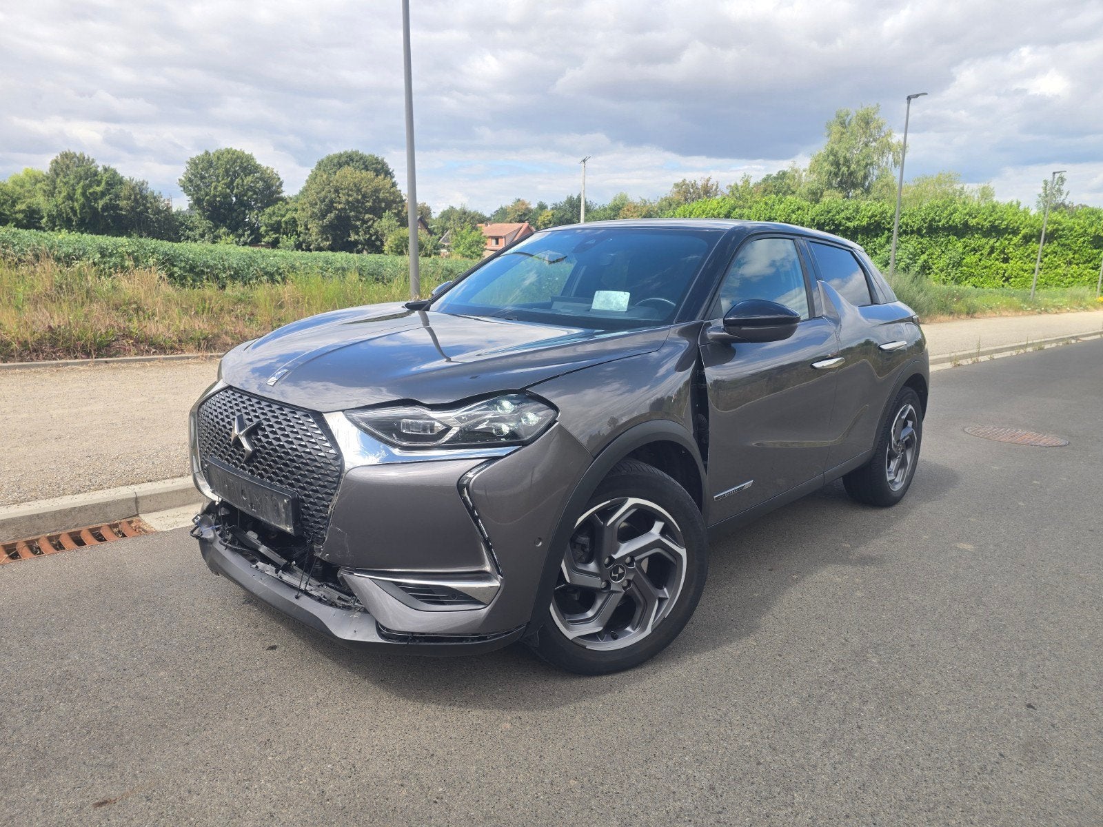 Citroën DS3 Crossback boîte automatique 1200cc, Autos, Cuir, Argent ou Gris, Achat, Euro 6