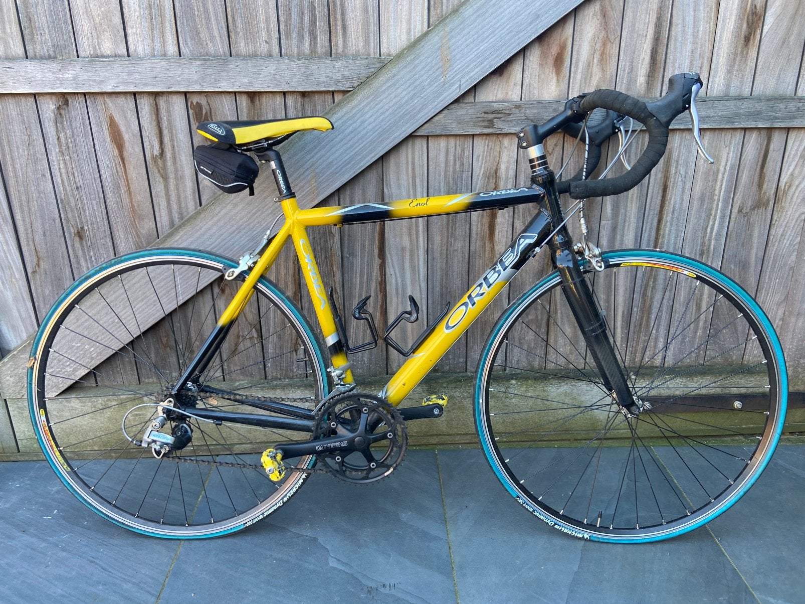 Koersfiets Orbea Enol, Fietsen en Brommers, Gebruikt, Velgrem, Overige maten, 15 tot 20 versnellingen