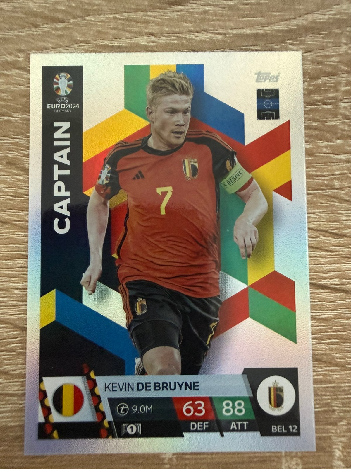 Kevin de bruyne euro 2024 topps kaart, Enlèvement ou Envoi, Comme neuf
