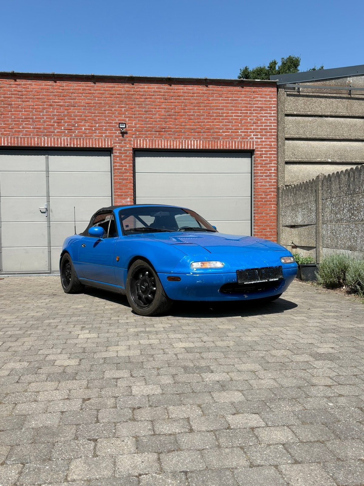 Mazda mx5 1.6 16v, Auto's, Mazda, Achterwielaandrijving, 4 cilinders, Cabriolet, Blauw