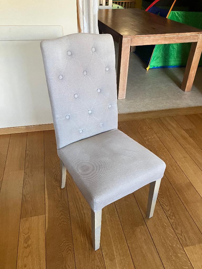 lot de 6 chaises confortables en tissu, Autres couleurs, Enlèvement, Utilisé, Tissus