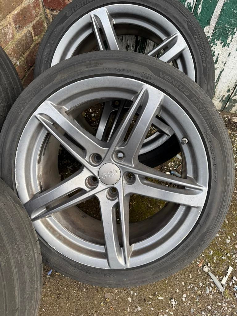 Jantes 5x112 audi vw seat skoda, Enlèvement ou Envoi, 18 pouces, Pneu(s)