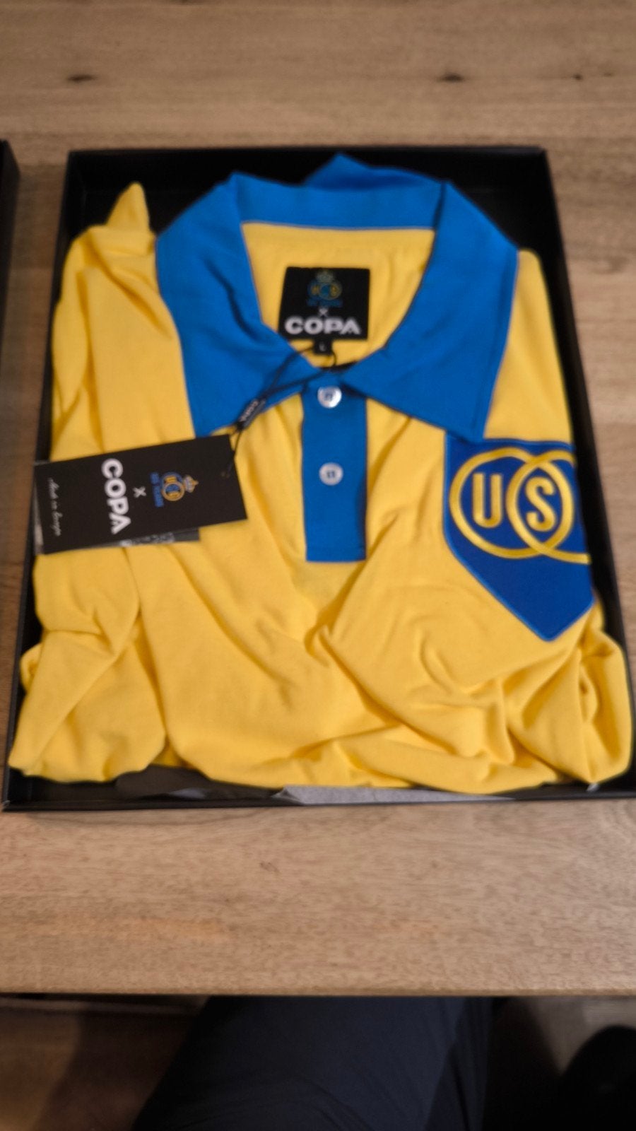 Maillot Collector Union Saint-Gilloise, Jaune, Taille 52/54 (L), COPA, Envoi