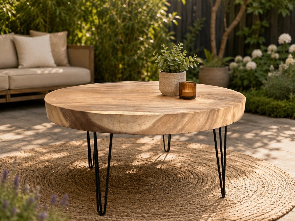 Suar Salontafel, Huis en Inrichting, Tafels | Salontafels, 50 – 75, 50 tot 100 cm, 100 tot 150 cm, Rond