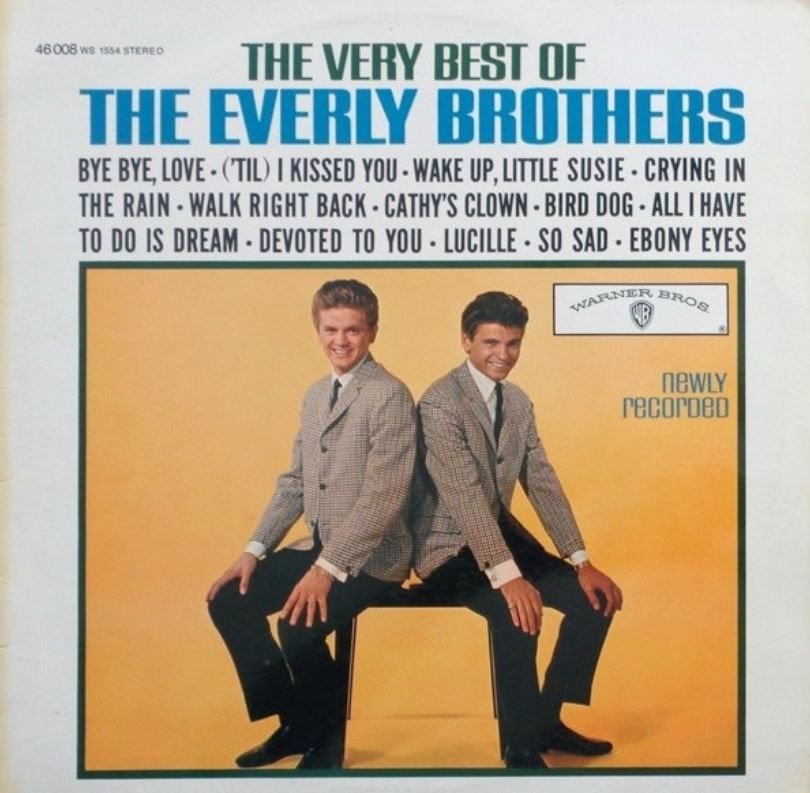 lp: EVERLY BROTHERS - THE VERY BEST OF THE EVERLY BROTHERS, CD & DVD, Enlèvement ou Envoi, Housse de protection extérieure, Utilisé