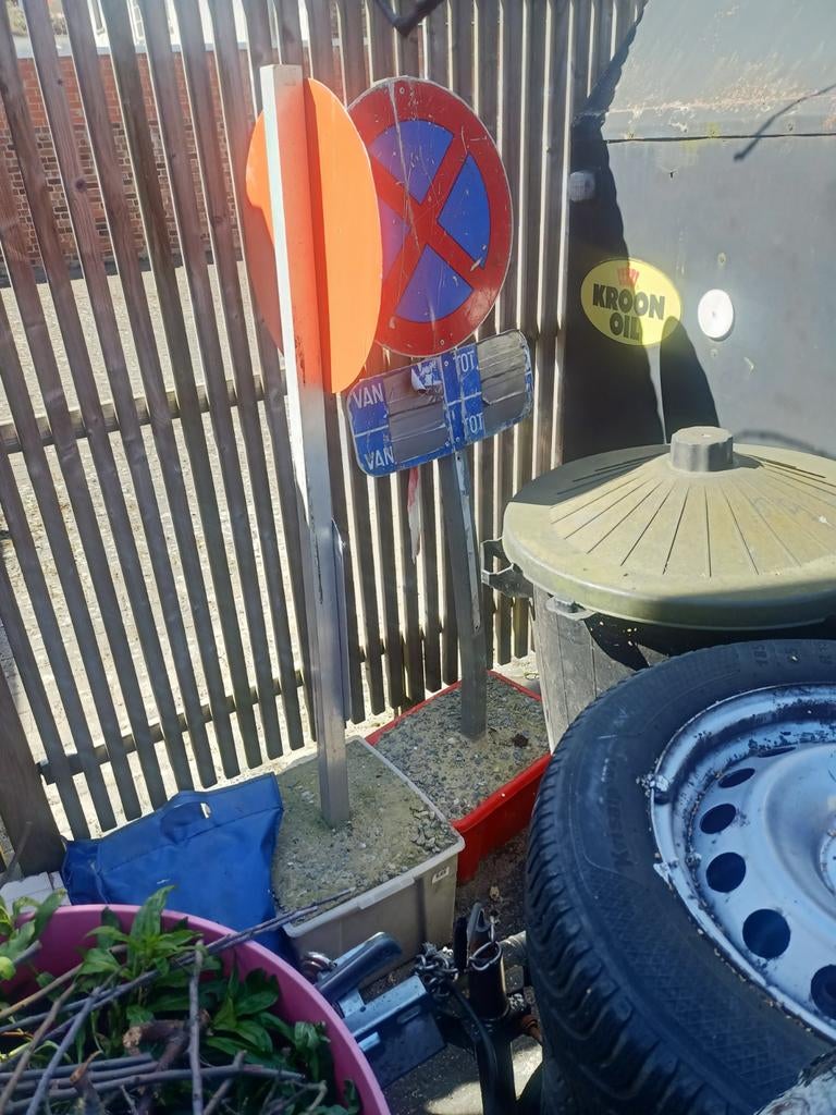 Parkeerverbod verkeersbord bij verhuis, Ophalen of Verzenden